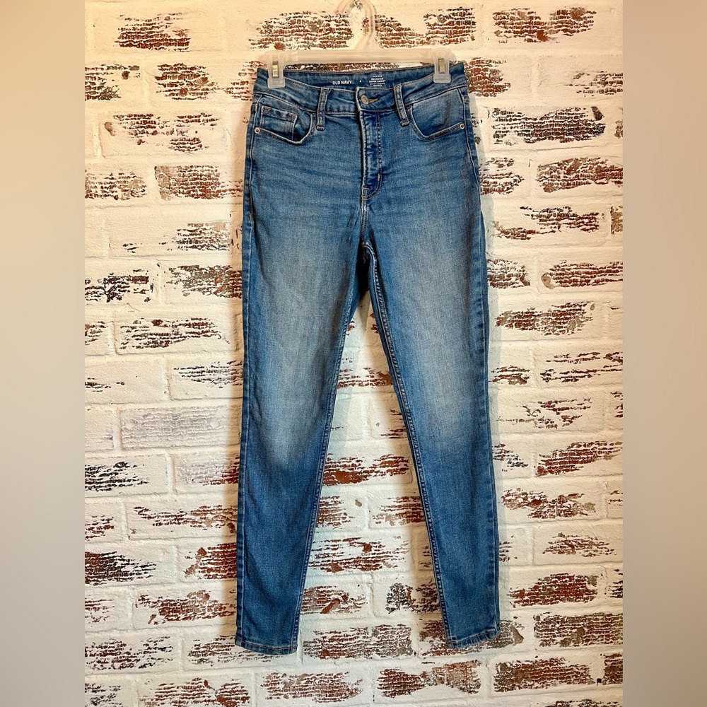 Old Navy High Rise Rockstar Super Skinny Jeans Size 4